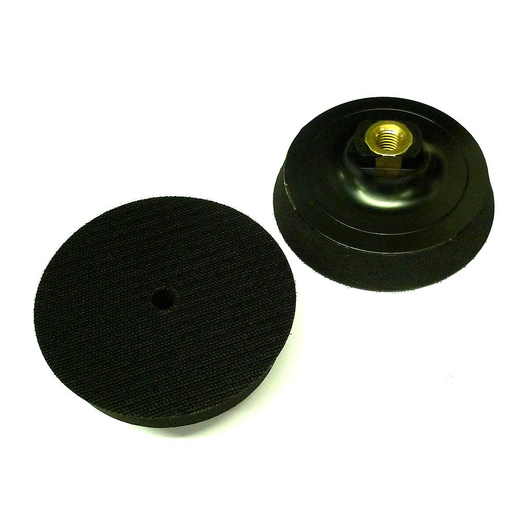 Steunschijf Conisch - Gummi 20 mm Ø115 mm Velcro M14