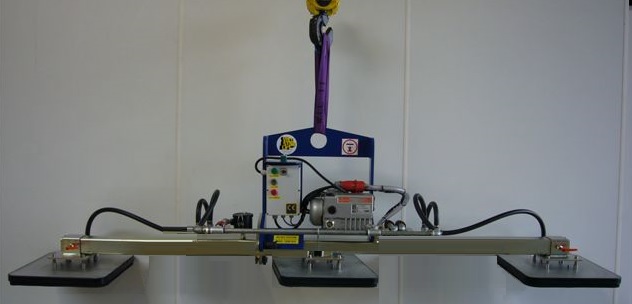 Vacuüm Hefsysteem Type MK.MH 3x 450 x 150 mm Zacht H450/V225 kg Elektrisch CE