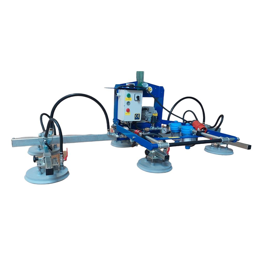 Système de levage à Ventouses Type MT.MH 6x Ø280 mm H1000 kg Electrique CE
