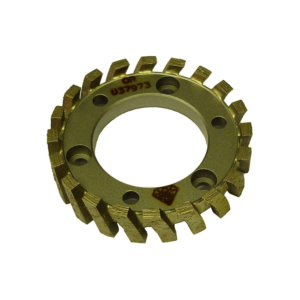 ADI Stubbing Wheel Segmented for Granite en Composiet Asgat Ø50 mm 3+3 vijsgaten
