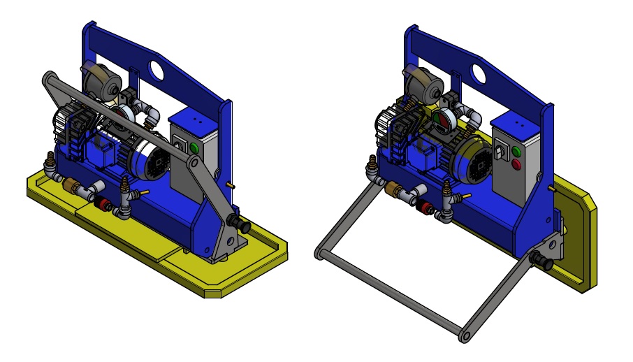 Palonnier à ventouse NKMH0150V01LZ 550 x 220 mm - H300 kg - V150 kg Electrique CE
