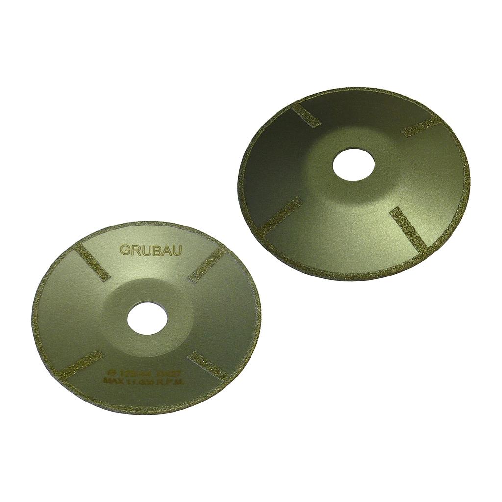 Disque Assiette Galvanique Pour Marbre et Pierre Calcaire - Joint Continu
