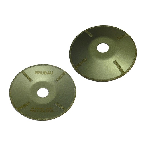 Disque Assiette Galvanique Pour Marbre et Pierre Calcaire - Joint Continu
