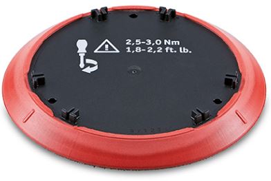 Flex Steunschijf Zacht Ø150 mm Velcro voor XCE/XFE incl. vijzen