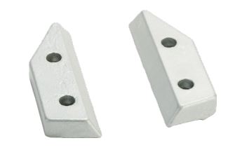 ABR Pièce de Serrage en Aluminium pour Plate Segment Frankfurt (par set de 2 pièces)
