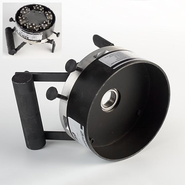 ABR Houder voor Bouchardeer/Zandstraalplateau Ø150 mm 3 of 6 Rollen