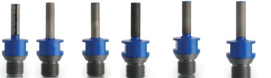 Marmo Profiling Wheel pour Granit et Composite Ø10 mm R=5 Z30 R1/2&quot;