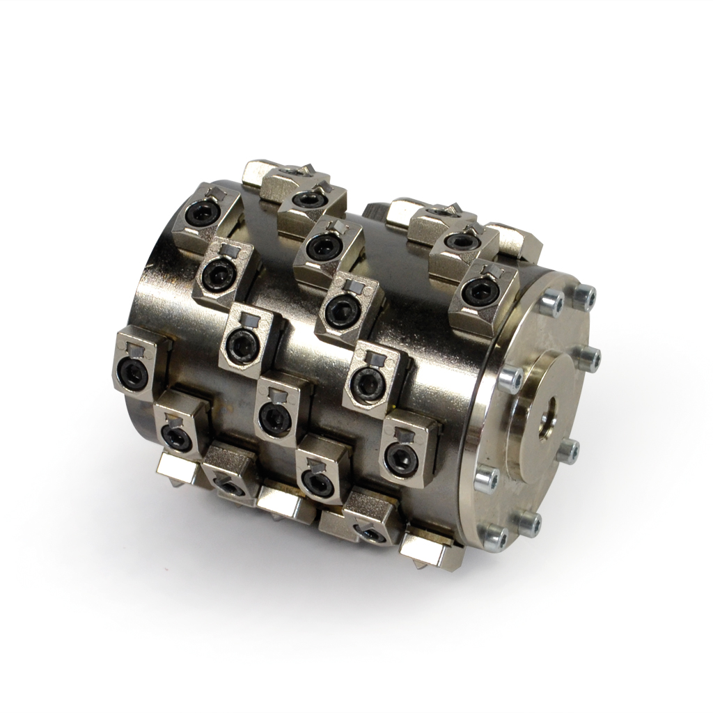 Lupato Scratching Roller Roker Ø115 mm voor Sclypé effect 2,5 - 5 mm Birba M14 voor Rollex, Birba en Drago voor Marmer en Blauwe Hardsteen