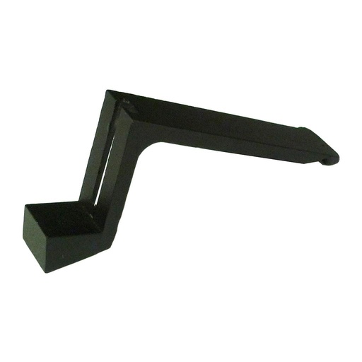 [VOETIJZER2Z] Base for Plate Black (Height 70 mm, Length 130 mm)