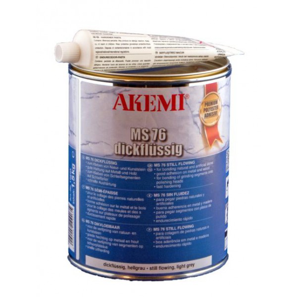 Akemi MS 76 Lijm Dikvloeibaar Lichtgrijs incl. Verharder
