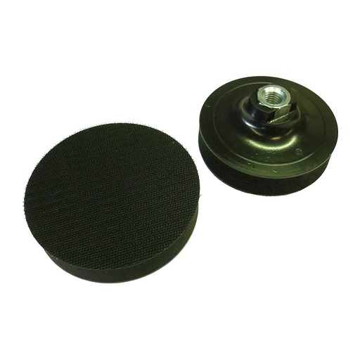 [PTV1002014] KGS Steunschijf Recht - Gummi 20 mm Velcro M14 (Aansluiting M14, Diameter 100 mm)