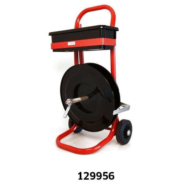 Afroller op Wielen voor Spanband Cordstrap CC50 Wit 16 mm