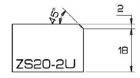 ADI Profile Router for Granite and Composite Ø20 mm ZS20-2U R1/2"