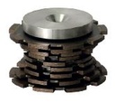 Nicolai Tornado Corner Breaker Gesegmenteerde Profielfrees X Asgat 35 mm voor Graniet en Composiet Positie 0 