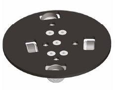 Lupato Plateau effet Sablage Ø260 mm pour VOR