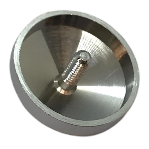 [VS-ROZC20] Chrome Rosette External (per 100 pieces) (Diameter 20 mm)
