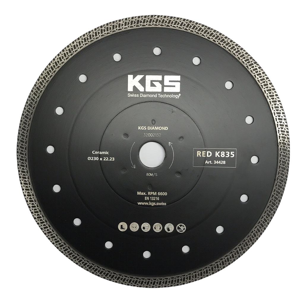 KGS Diamantzaag RED™ K835 voor Keramiek