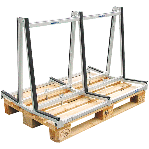 [W801016500] Platenstaander voor Europallet (Afmetingen 1200 x 800 x 750 mm)