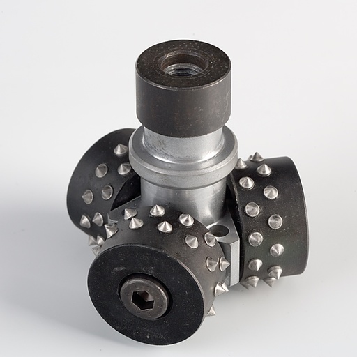 ABR Bush Hammer System Ø100 mm 3 Rolls for Natural Stone M14