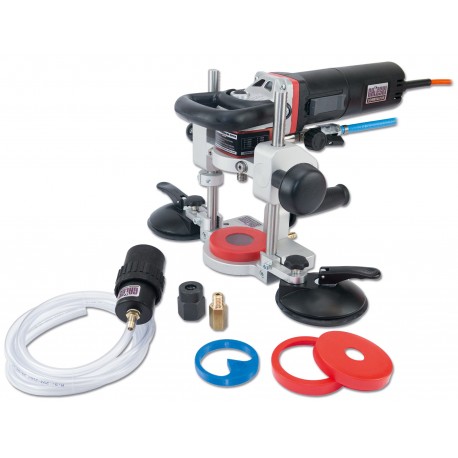 [GA-COMBISPEED] Galeski Foreuse d'Angle pour sur Statif Combinator Basic Speed avec Interrupteur PRCD (Puissance 1550 W, Vitesse de rotation 2700 - 9500 t/min)