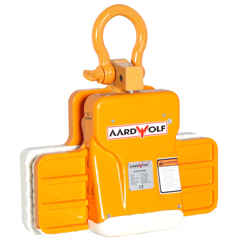 Platenklem voor Keramiek AW Automatisch met Witte Rubber