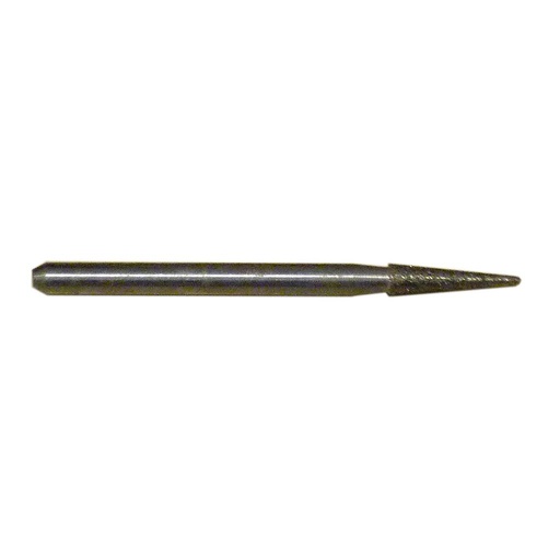 [TRFC553030] Fraise Diamantée Conique Galvanisée pour Marbre et Pierre Calcaire - Tige 3 mm (Diamètre 3 x 12 mm, Raccord Tige 3 x 50 mm)