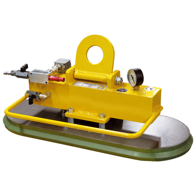 Vacuum Lifter T600 Compressed Air - Hard Suction pad 600 x 250 mm