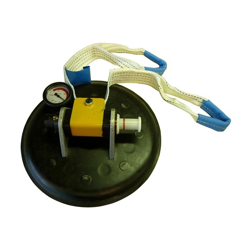 Hand Suction Cup 'E'-1 Pad D300 mm V200 kg + Pump + Lifting Strap