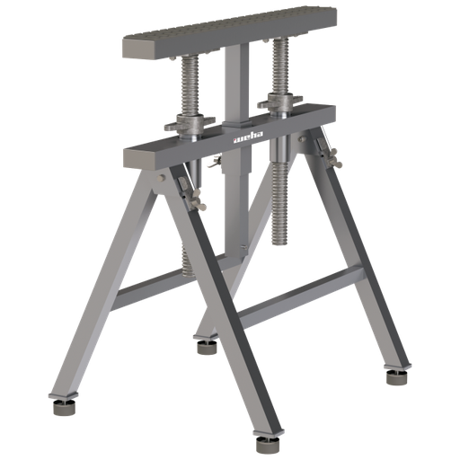 [W130389] Tréteau Ajustable Aluminium (Hauteur 750 - 1050 mm, Capacité 250 kg)
