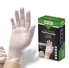 Gants Vinyl Blanc Non Poudré (par 100 pièces)
