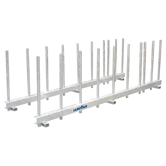 Adjustable Slab Stand &quot;Relico&quot; 2400 mm with 20 Round Support Columns of 750 mm