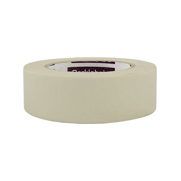 Afplaktape Papier 0,13 mm Crème - Rol 50 m