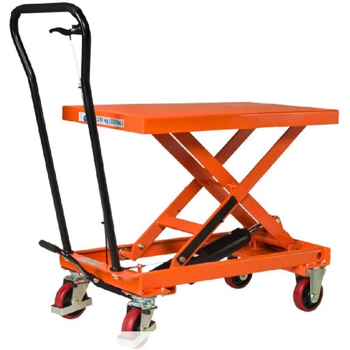Table Elévateur - 1010 x 520mm avec Pédale Hydraulique H= 430 - 955mm