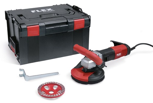[ZLDE168-TSET] Flex Concrete Sander LDE 16-8 Ø125 R Turbo-Jet Kit II Set (Power 1600 W, RPM 4500 - 7800 t/min)