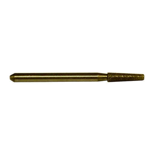 [TRFC503030] Fraise Diamantée Conique Plate Galvanique pour Marbre et Pierre Calcaire - Tige 3 mm (Diamètre 3 x 12 mm, Raccord Tige 3 x 50 mm)