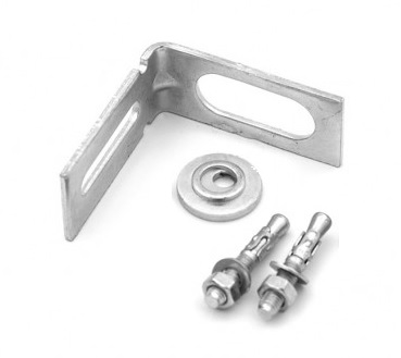 Set Hoekijzer Regelbaar met Excentrische Rondel + Express-Anker (per 100 stuks)