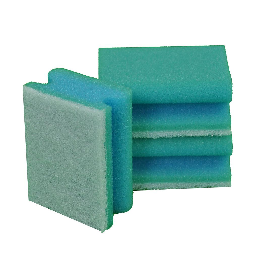 White-Blue Scrubbing Sponge