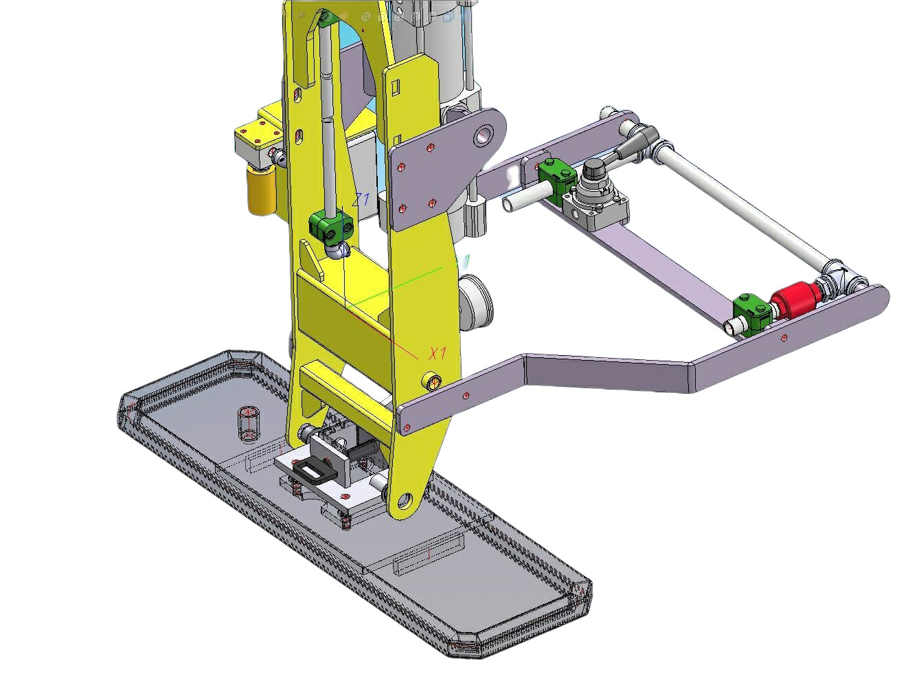 Vacuüm Hefsysteem Type MP-MINI voor Separate Pomp en Zonder Wisselnap