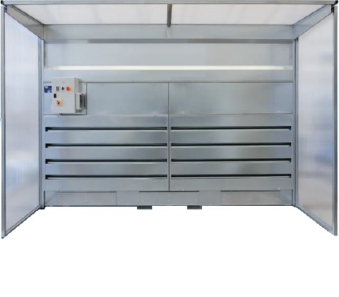 Voorzetwand voor Afzuigwand MCC30 Dry-Jet 3000 x 900 mm