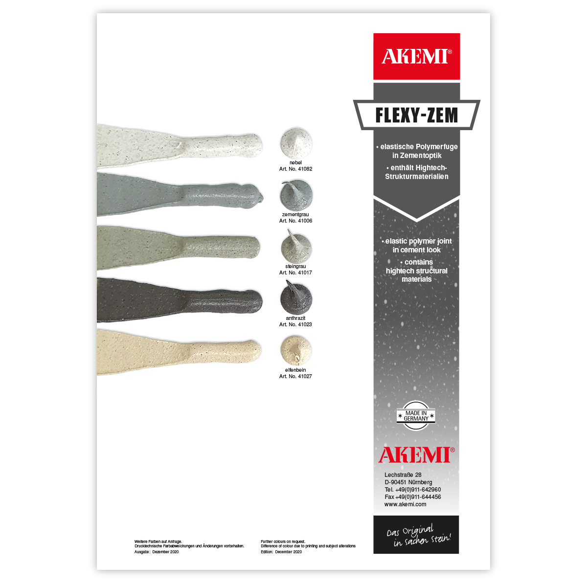 Akemi Flexy-Zem (Cemflex) Voegkit 310 ml