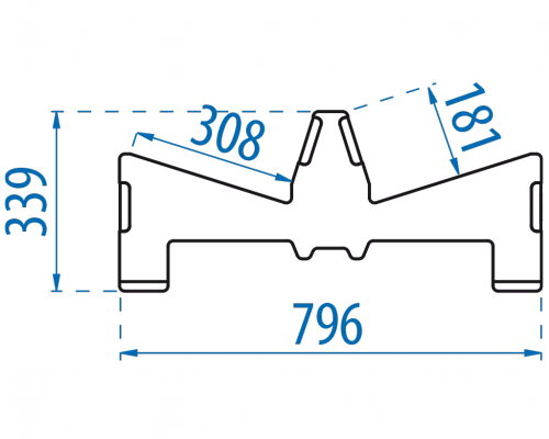 Deltarack Premium Houten Transportbok A1