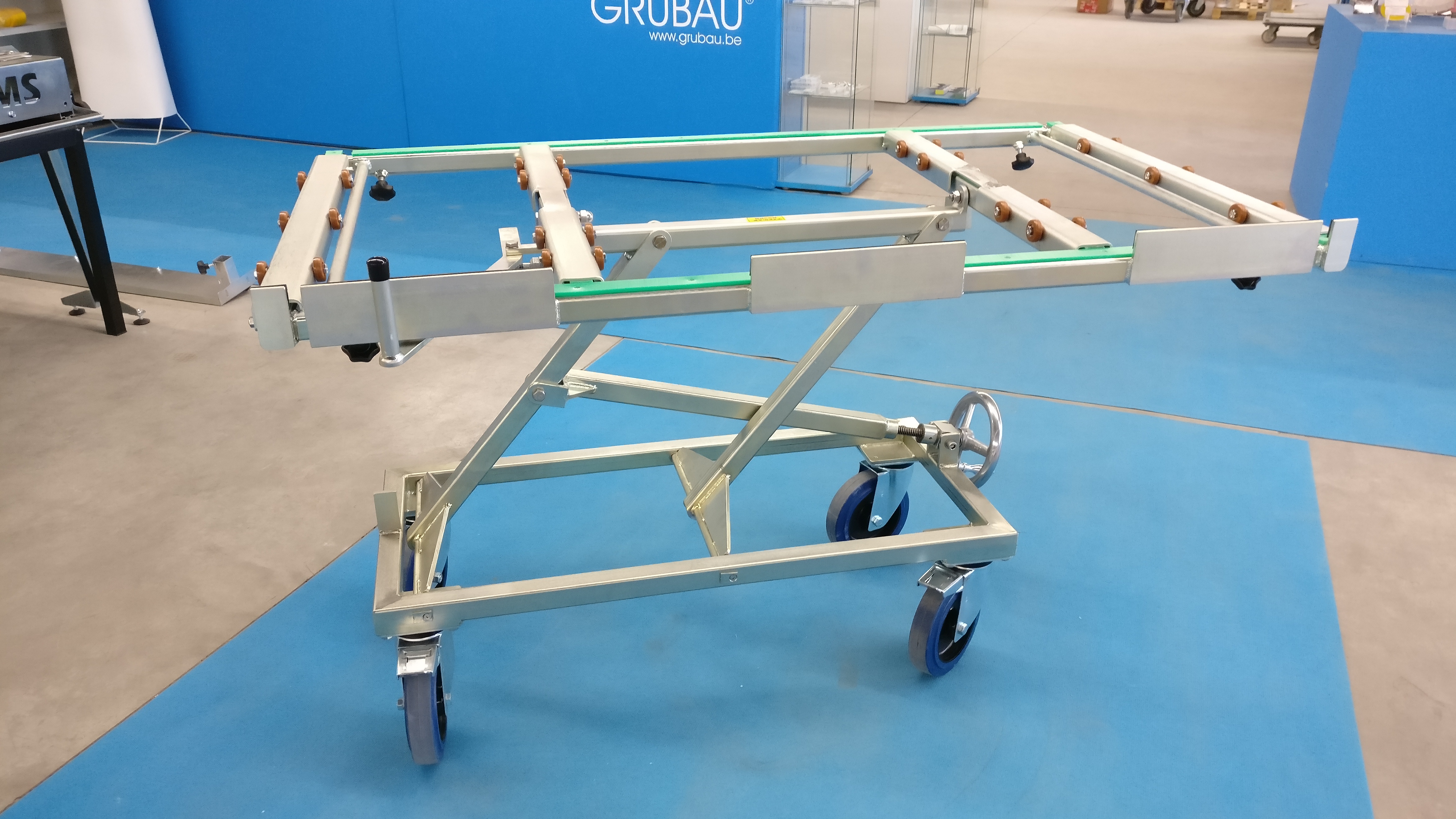 Transportkar AK voor Keukenbladen - met luchtbanden Ø260mm