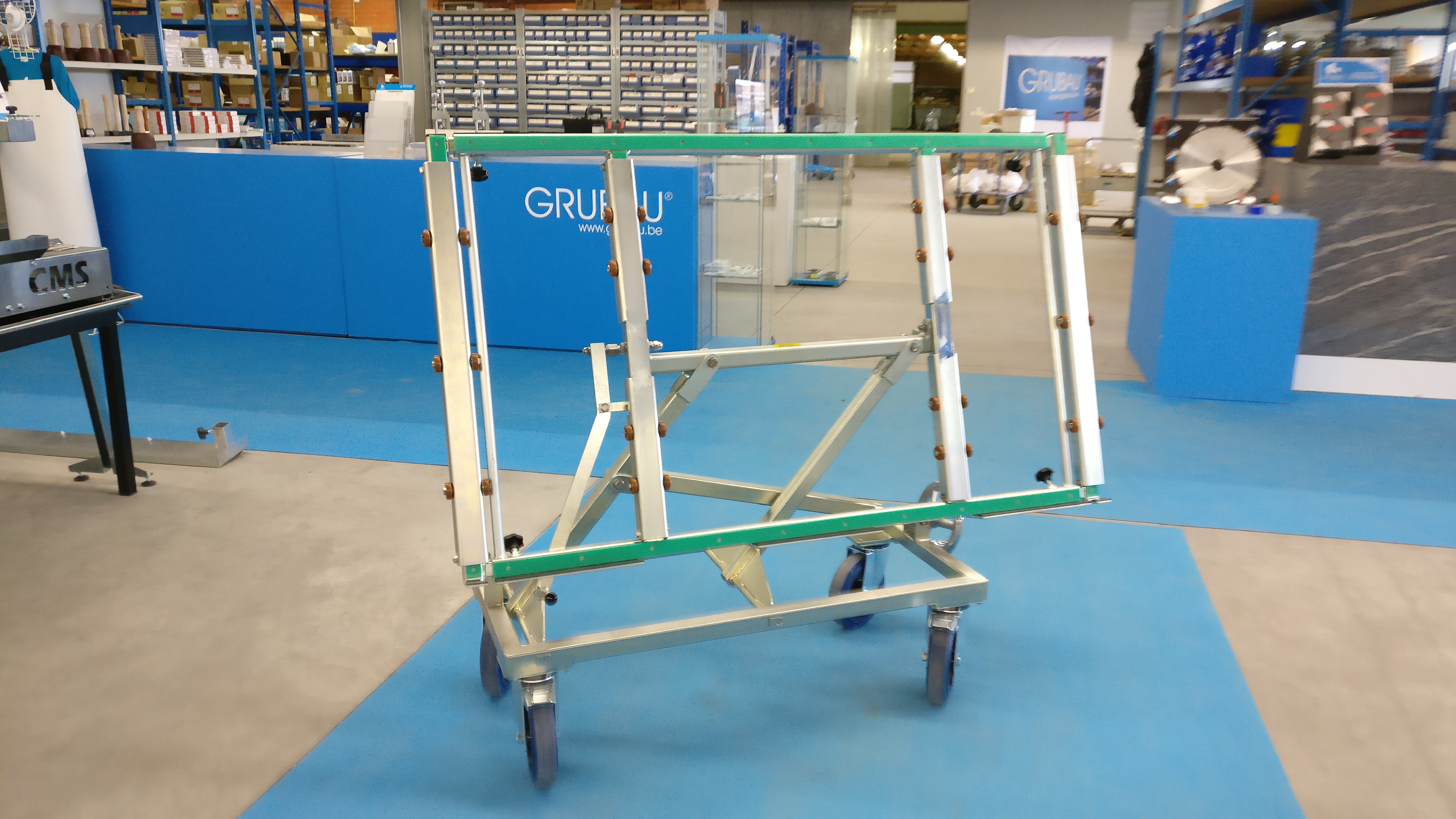 Transportkar AK voor Keukenbladen - met luchtbanden Ø260mm