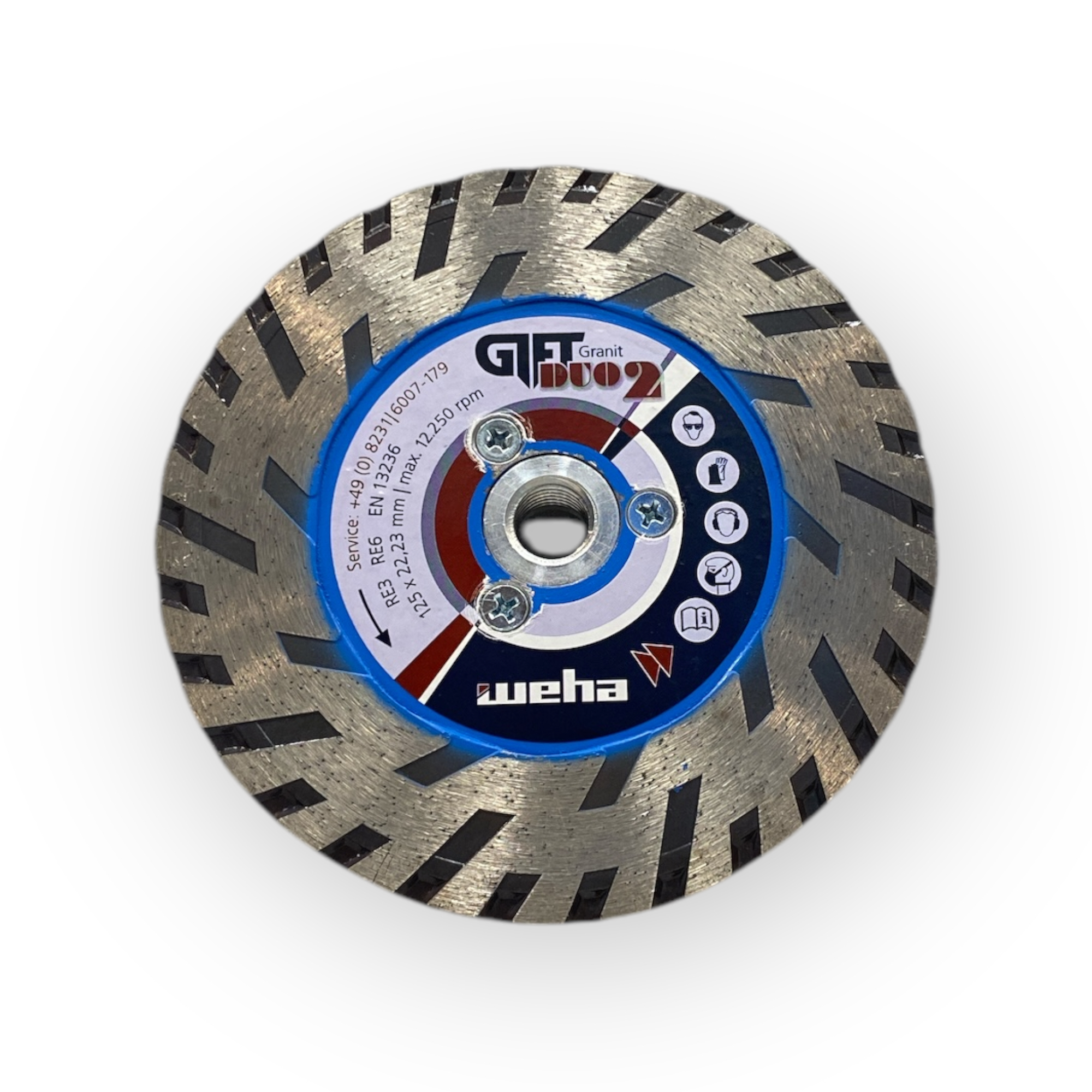 Grutec Diamantzaag Gru Gift Duo2 voor Graniet M14