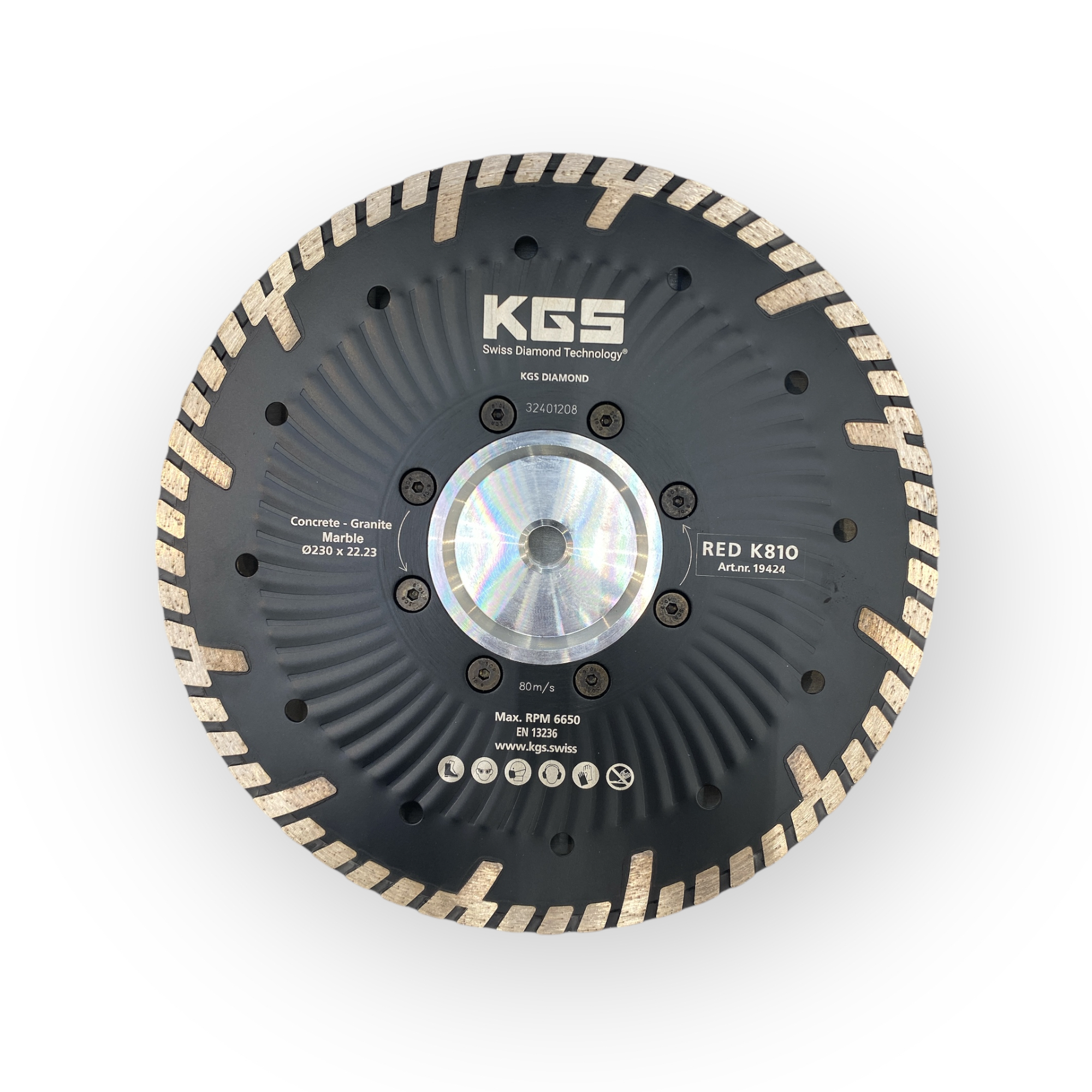 KGS Diamantzaag RED™ K810 voor Natuursteen, Beton en Kwartsiet M14