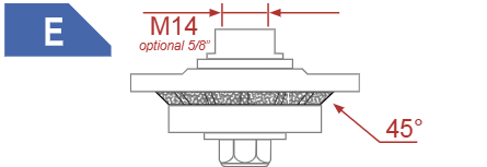 Profielfrees E Soudo voor Keramiek M14