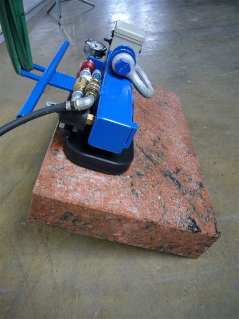 Vacuümheftuig Type WG.5Y op Perslucht - zuignap 540 x 150 mm hard - Inclusief CE  Alarmsysteem