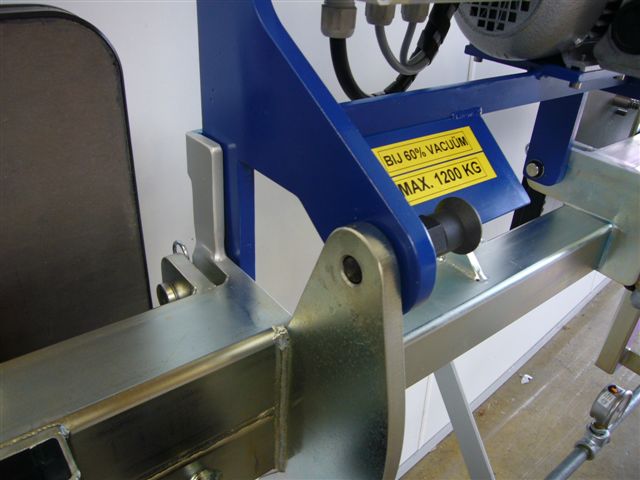 Vacu Stone MK7Y0500V10RZ 10 x Ø240 mm Zacht op Perslucht CE - 750kg Horizontaal, 500kg Verticaal