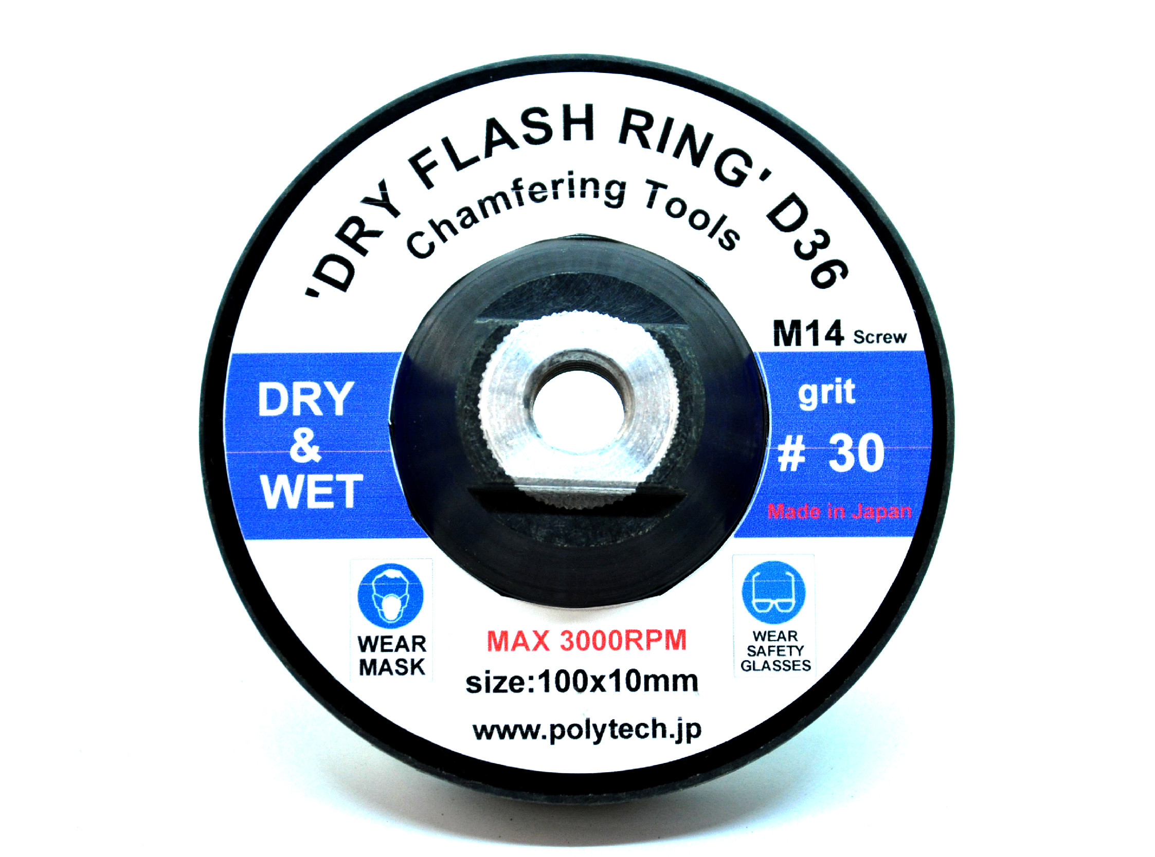 Dry Flash Ring D36 Ø100 x 10 mm M14