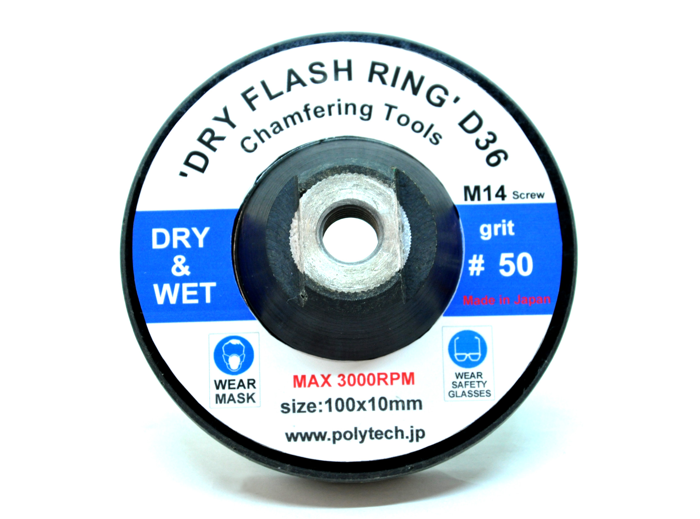 Dry Flash Ring D36 Ø100 x 10 mm M14